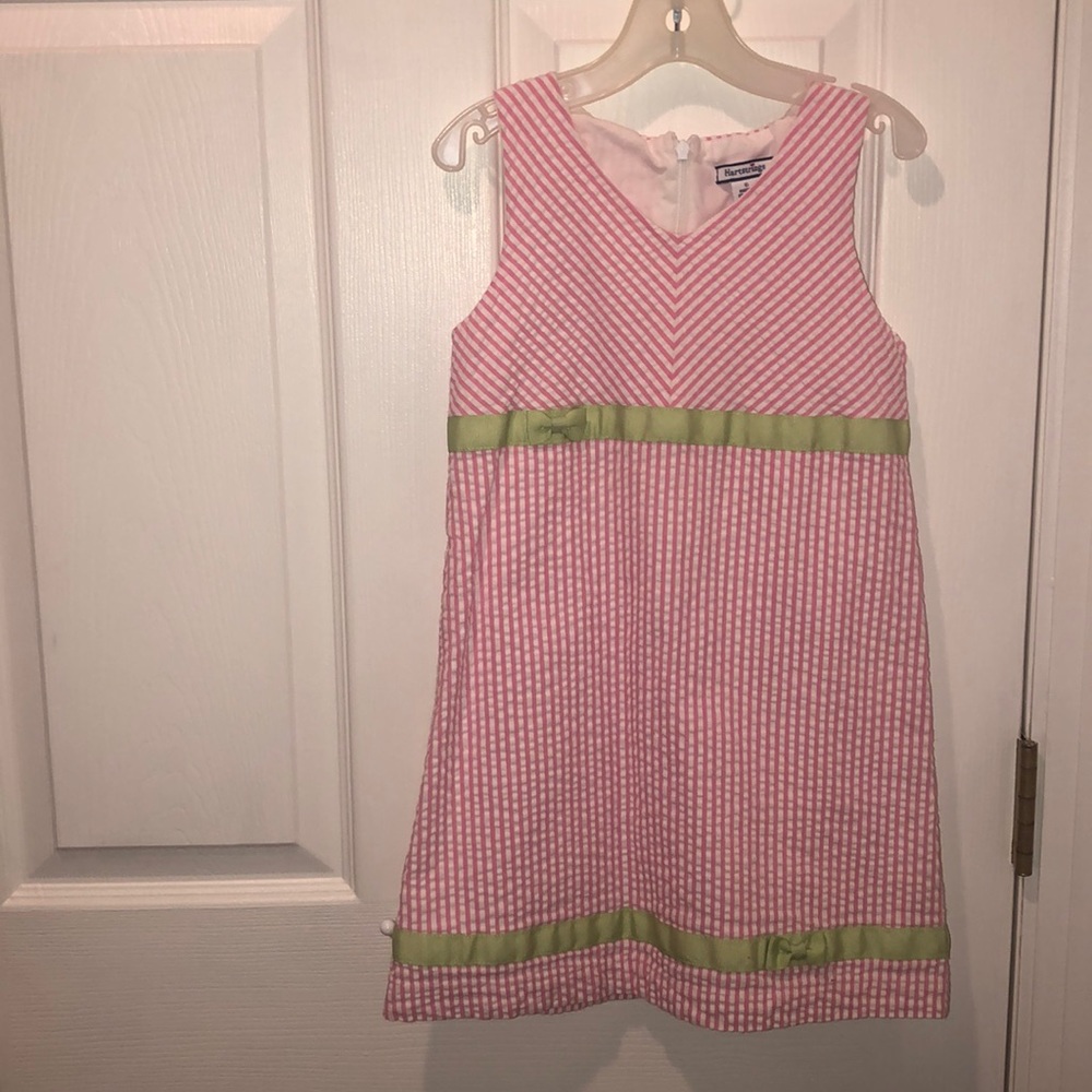 Girls Hartstrings Seersucker Dress